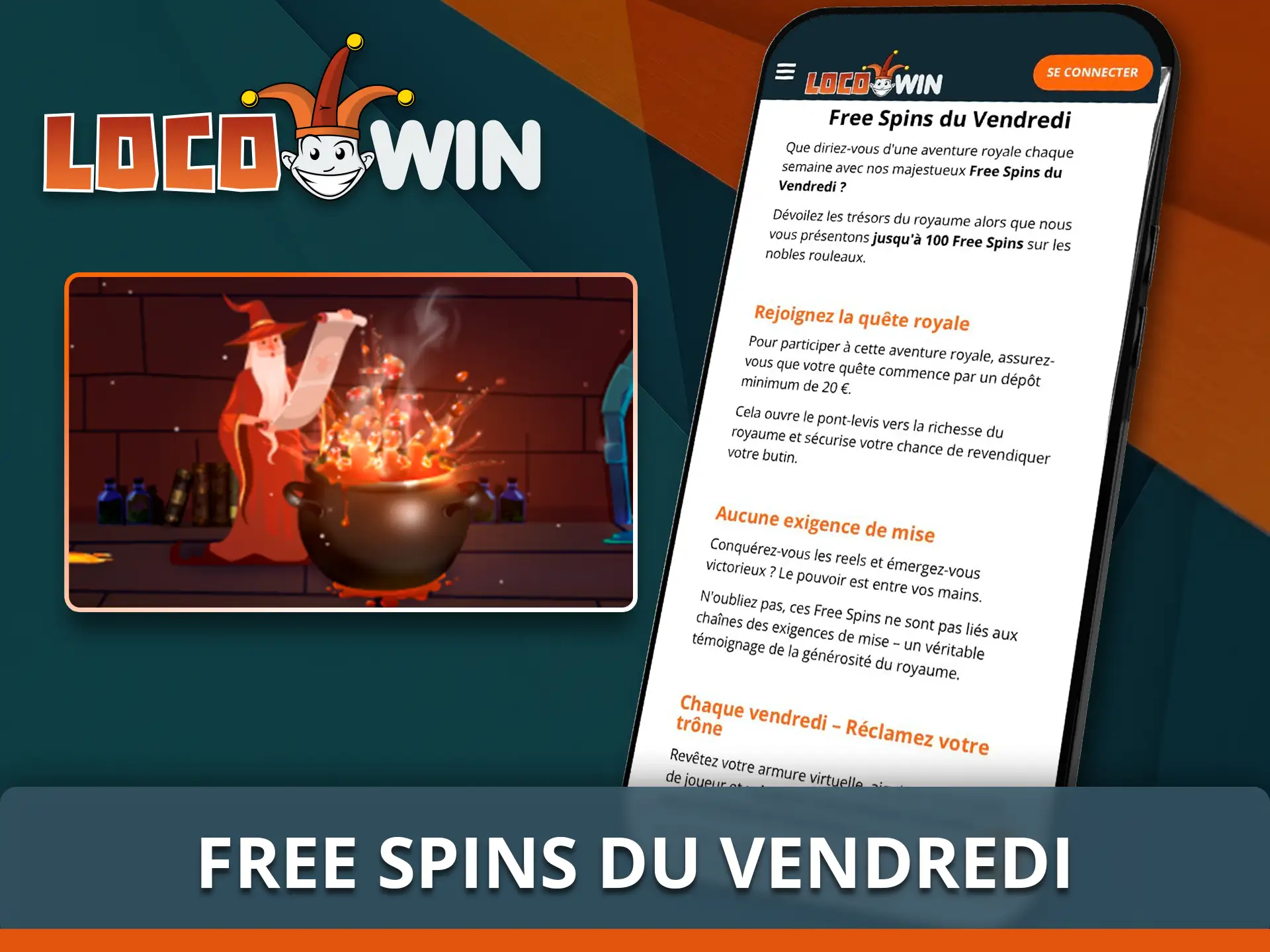 Tours gratuits hebdomadaires disponibles sur l'application Locowin.