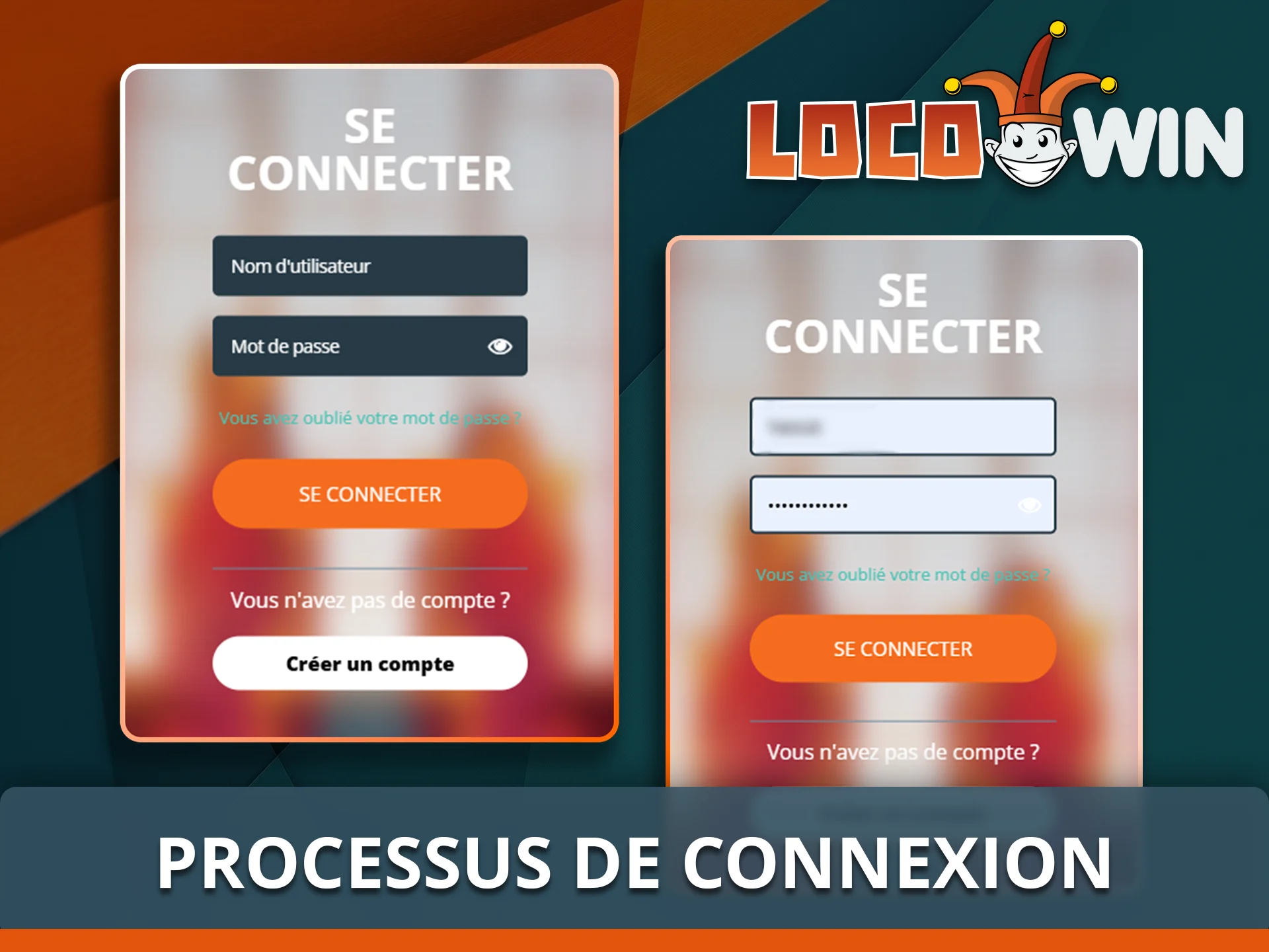 Connectez-vous en toute sécurité à votre espace personnel Locowin.