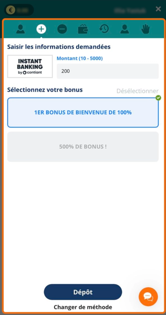 Comment ajouter des fonds sur votre solde joueur Locowin.