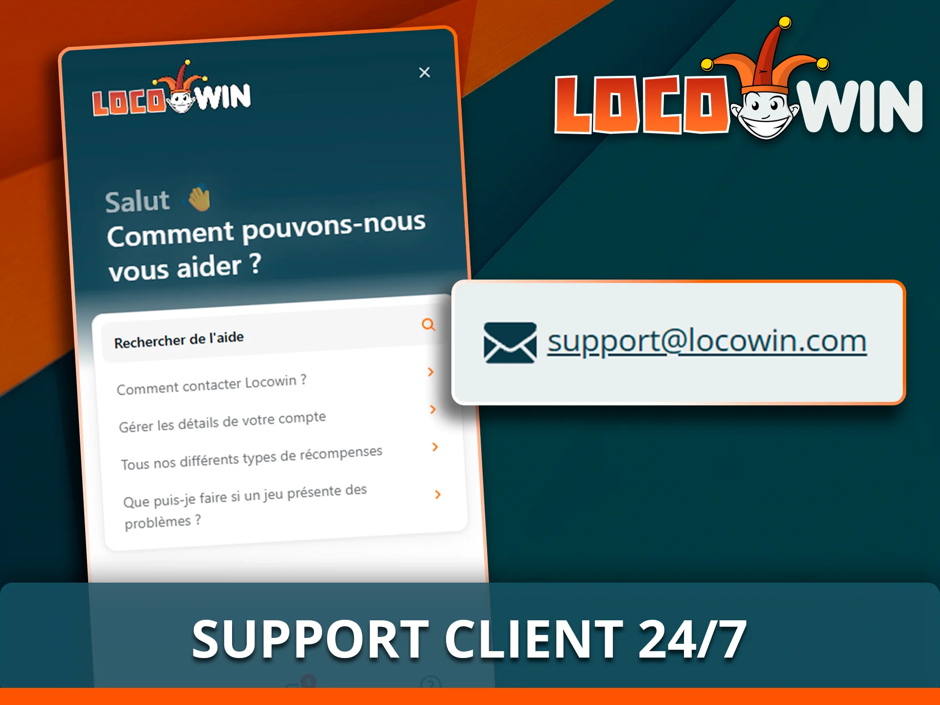 Assistance technique disponible jour et nuit sur Locowin.