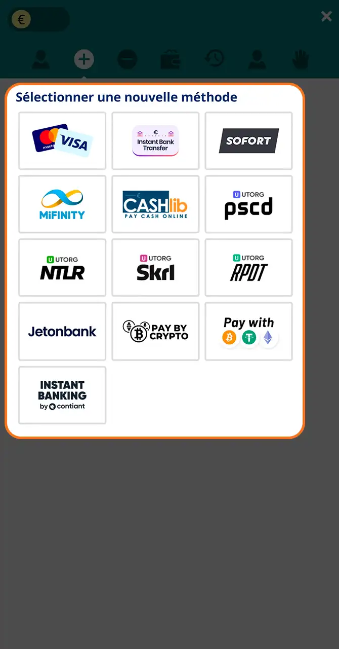 Faites un dépôt sécurisé sur Locowin.