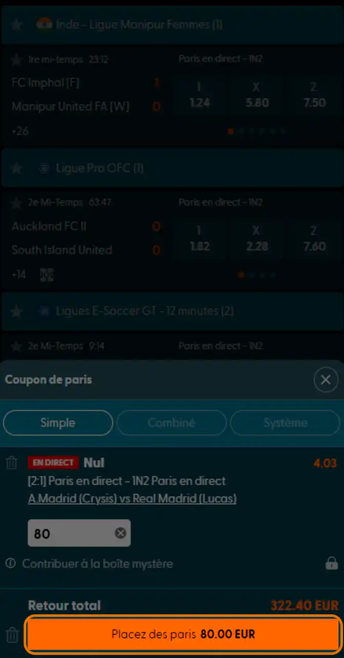 Placez un pari football sur Locowin.