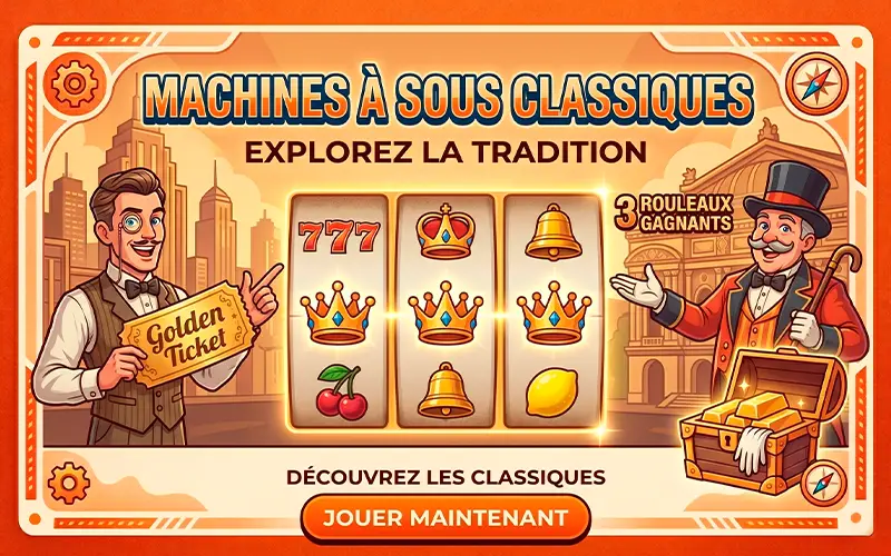 Jouez aux machines à sous classiques ici.